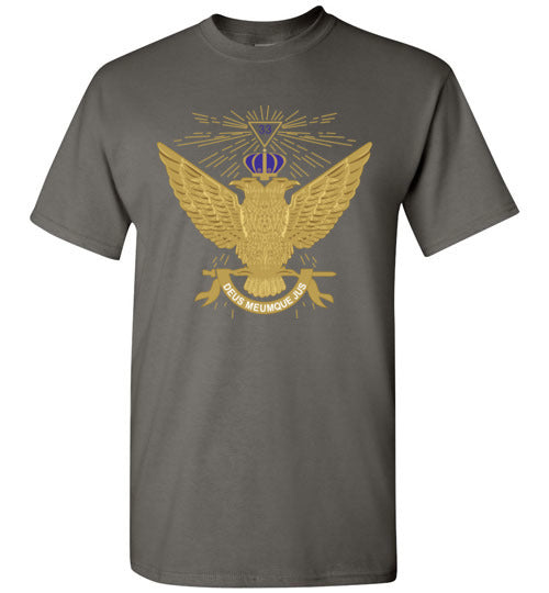 Scottish Rite 33rd Degree Wings Up Masonic T Shirt