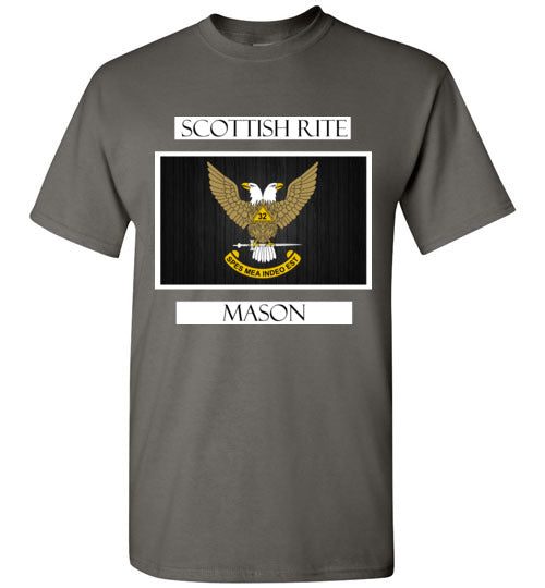 Scottish Rite 32nd Degree Mason Labels T Shirt Wings Up