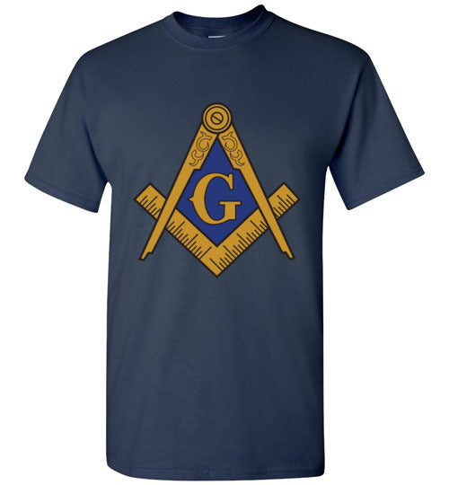Master Mason Blue Gold T Shirt