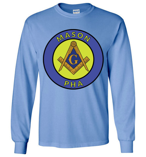 PHA Circles Masonic Long Sleeve Shirt Prince Hall