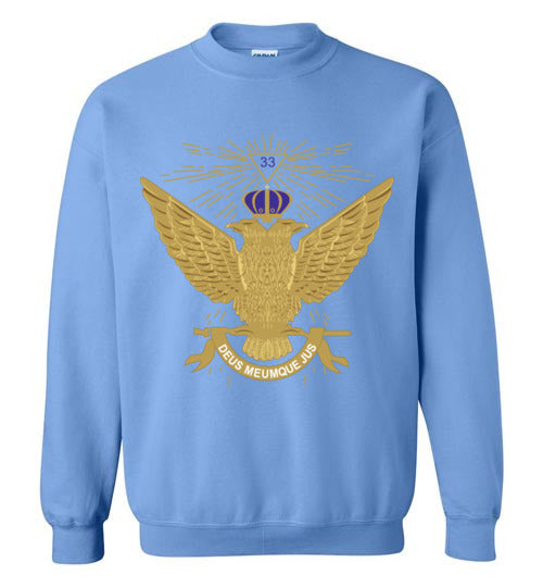 Scottish Rite 33rd Degree Wings Up Masonic Sweatshirt