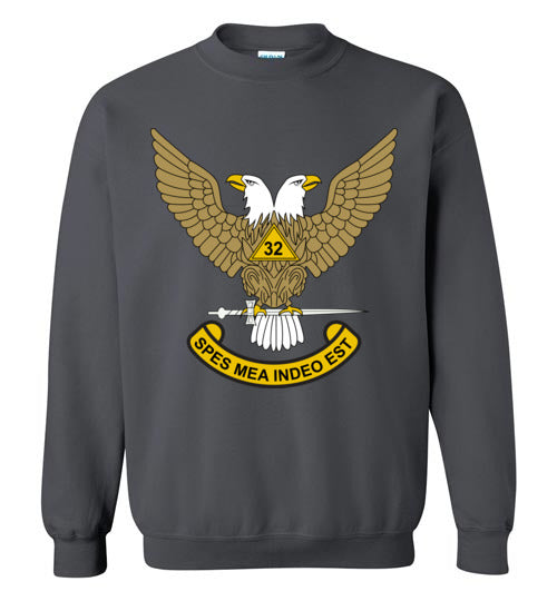 Scottish Rite 32nd Degree Mason Wings Up Sweatshirt