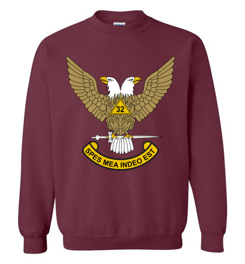 Scottish Rite 32nd Degree Mason Wings Up Sweatshirt