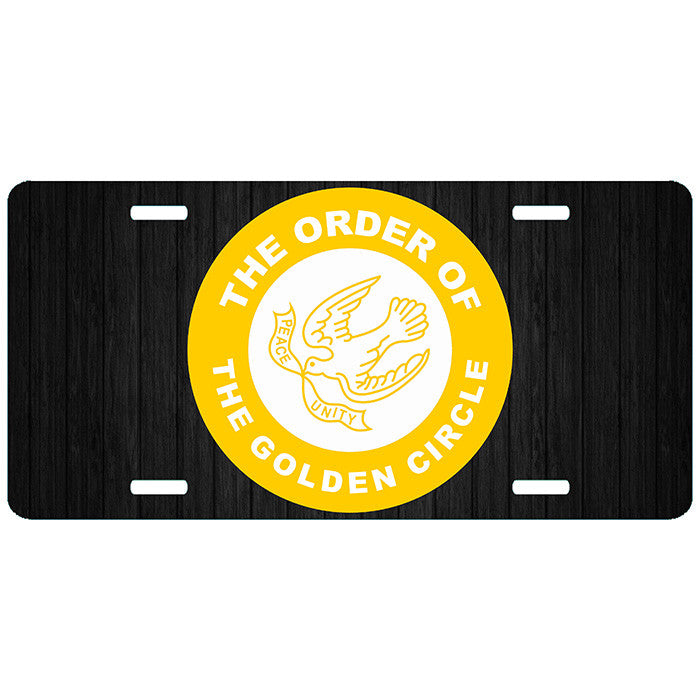Order of the Golden Circle License Plate OES