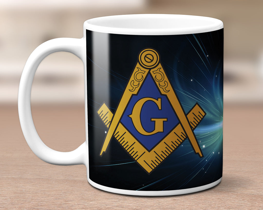 Space Masonic Mug 11 oz Master Mason