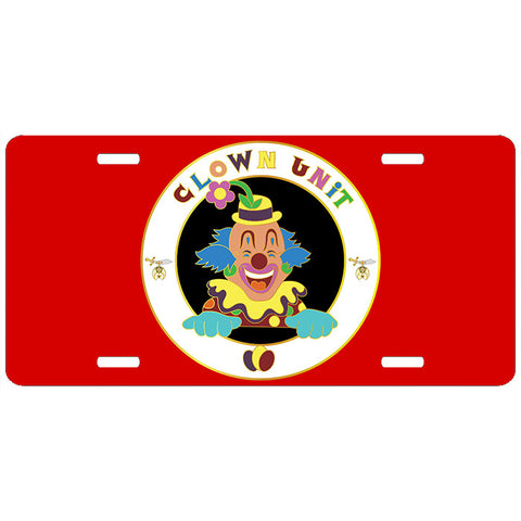 Shriner Clown Unit License Plate Shrine Noble Tag
