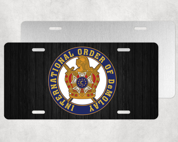 International Order of DeMolay License Plate Masonic Tag