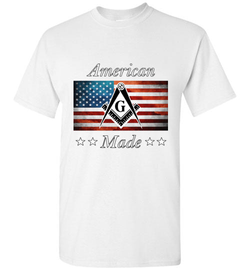American Made Masonic T Shirt USA