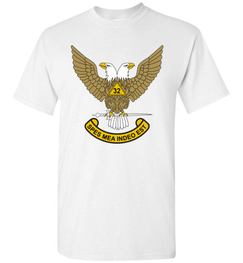 Scottish Rite 32nd Degree Mason Wings Up T Shirt