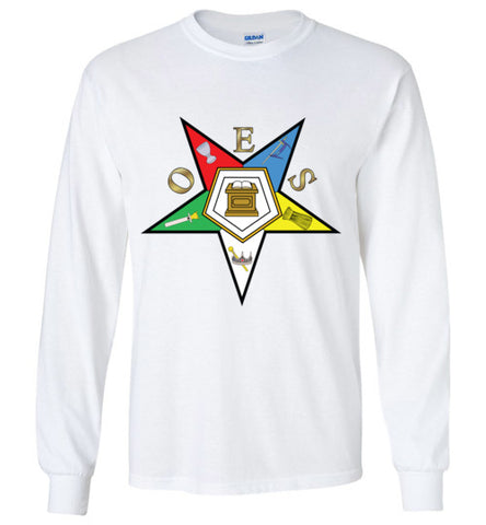 Order of the Eastern Star Long Sleeve Shirt OES (no FATAL)