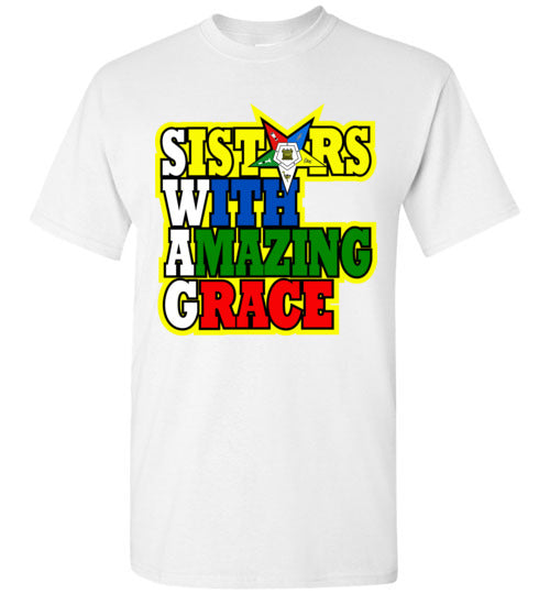Sisters With Amazing Grace OES T Shirt Eastern Star Tee