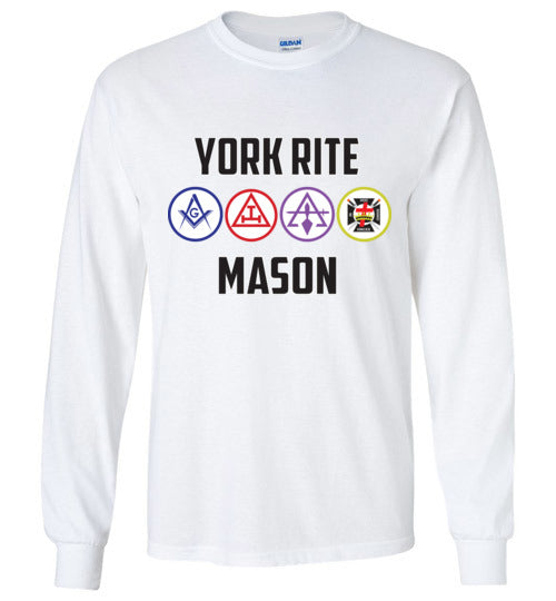 York Rite Mason Long Sleeve Shirt