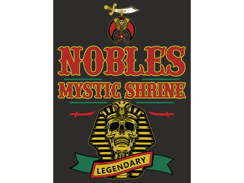 Nobles Mystic Shrine Legendary Poster 18 x 24 PHA Shriner