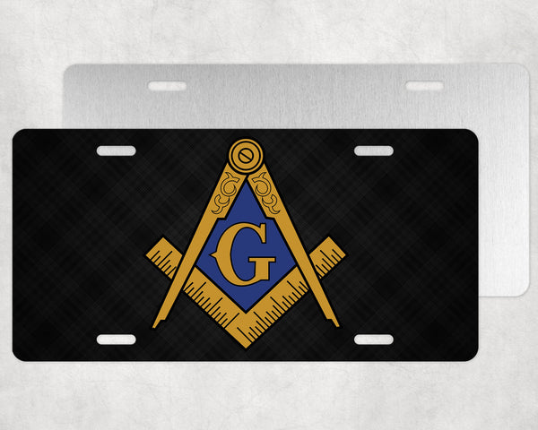 Midnight Masonic License Plate