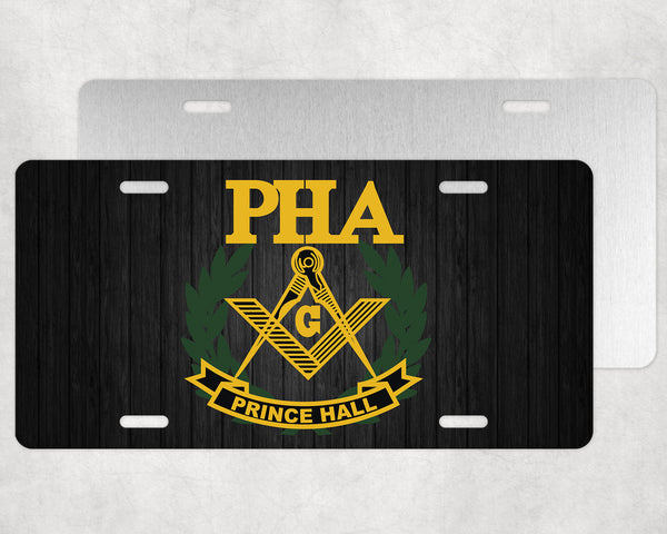 Prince Hall Masonic License Plate PHA Tag