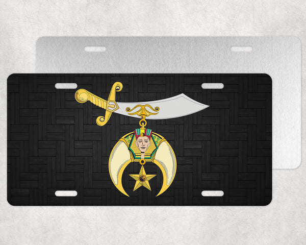 Shriners License Plate Tag